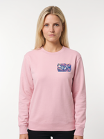 Tree of Life unisex sweatshirt in Cotton Pink, front view
